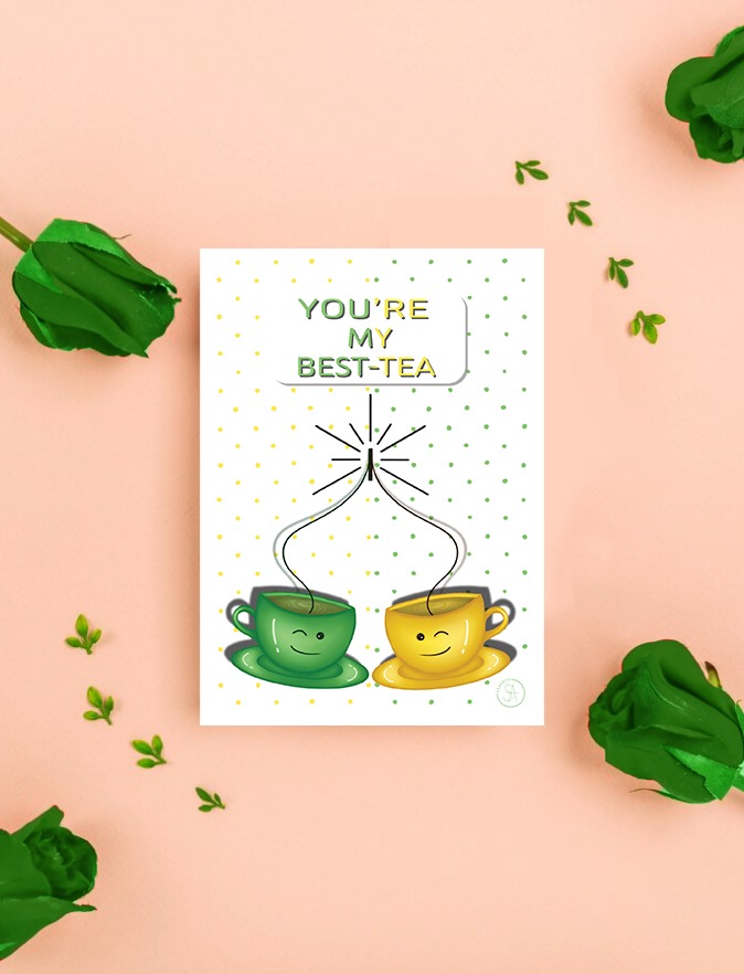 Love/friendship card tea